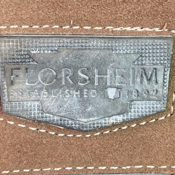 Florsheim Roadster Driving Shoe Size 13 Brown Leather Loafer Suede Slip On main image 7